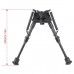Сошки карбоновые Vector Optics 6-9” для установки на антабку, высота от 15 до 23см, переходник на weaver в комплекте (RSCFS-06P) модель 00015516 от Vector Optics