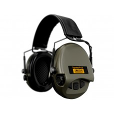 Наушники активные Sordin (MSA) Supreme Pro-X Slim, хаки, оголовье-кожа модель SOR74302-X/L-S от MSA
