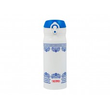 Термокружка THERMOS JNL-402 BLWH 0.4L, откидной механизм, бело-синяя модель 319562 от Thermos