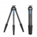 Штатив трипод Leofoto LS-255CEX+ BV-5 (видеоголова жидкостная, вес 0,528 кг, длина рычага 280 мм) CARBON (размер в собранном виде 450 мм,макс.высота 1406 мм,мин.83 мм,вес 1,03 кг. резьба 3/8) модель 00016568 от Leofoto