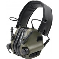 Тактические наушники EARMOR M31N MARK3-FG (FOLLIAGE GREEN)  (нейлоновое оголовье под шлем, шумодавление активный - 84ДБ/пассивный - 22ДБ) модель 00017058 от EARMOR