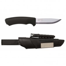 Нож Morakniv Bushcraft Survival Black Ultimate Knife, огниво и точилка