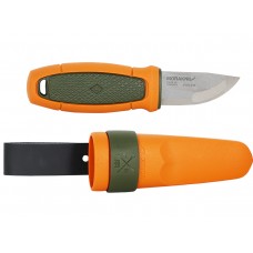 Нож Morakniv Eldris Hunting, нержавеющая сталь, зелёный/оранжевый