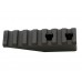 Планка SPUHR Picatinny Rail 20x75, для кронштейнов SPUHR, ISMS, 7 слотов модель A-0037 от Spuhr