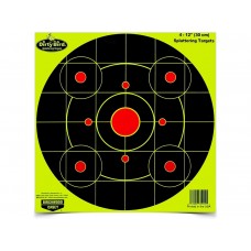 Мишень осыпающаяся Birchwood Dirty Bird Yellow Bulls-eye, 12in, 4шт. модель BC-35912 от Birchwood