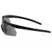 Очки стрелковые ShotTime Caracal, защитные, чёрные, линза серая модель GST-035-BLK-G от ShotTime