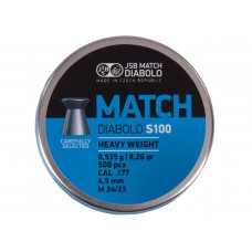Пульки JSB Blue Match S 100 к.4,50мм, 500шт./уп. модель JSBBM0535 от JSB