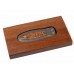 Lionsteel держатель для денег, дамасская сталь/дерево модель PB-D RA от Lion Steel