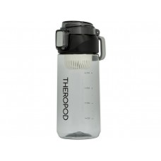 Бутылка для воды THEROPOD TP-2309 0.55L,поликарбонат, цвет прозрачно-чёрный модель TP-2309-550-B от Theropod