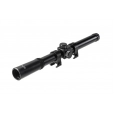 Прицел с кронштейном 4x15, сетка тонкий крест модель VR61-415 от Target Optic