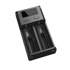 Зарядное устройство для аккумуляторов Nitecore New i2 18650/16340 (2x батареи) модель sn_NewI2 от Nitecore