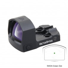 Коллиматорный прицел Frenzy-S 1x17x24 7075 Green Dot модель sn_SCRD-G43 от Vector Optics