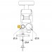 Зажим KUPO KCP-844 TV COUPLER SILVER модель vb_31597 от KUPO