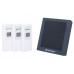 Гигрометр Bresser ClimaTemp Hygro Quadro с тремя датчиками, серый модель 77138 от Bresser