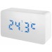 Часы Bresser MyTime W Color LED Blue, белые модель 77161 от Bresser