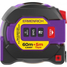 Рулетка с лазерным дальномером («3 в 1») Ermenrich Reel SLR600 PRO