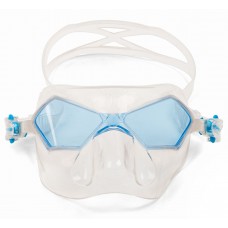 Маска SalviMar Incredibile прозрачный силикон/голубые линзы