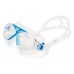 Очки для плавания детские Fluyd Freedom JR прозрачный силикон/синяя рамка Очки для плавания детские Fluyd Freedom JR прозрачный силикон/синяя рамка