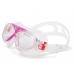 Очки для плавания детские Fluyd Freedom JR прозрачный силикон/розова рамка