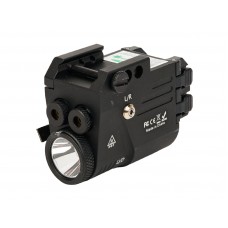 Фонарь подствольный пистолетный Skywoods Raccoon Double Laser 360 люмен, ЛЦУх2 красн/зел