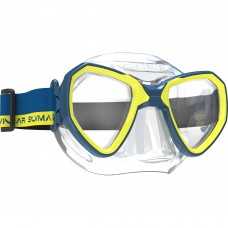 Маска подростковая Salvimar Morpheus MID желто-синяя Маска подростковая Salvimar Morpheus MID желто-синяя