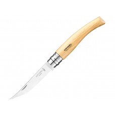 Нож складной Opinel Beech Effile 08 New, филейный, нержавеющая сталь, бук Нож складной Opinel Beech Effile 08 New, филейный, нержавеющая сталь, бук