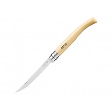 Нож складной Opinel Beech Effile 12 New, филейный, нержавеющая сталь, бук Нож складной Opinel Beech Effile 12 New, филейный, нержавеющая сталь, бук