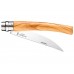 Нож складной Opinel Olive Effile 10 New, филейный, нержавеющая сталь, олива