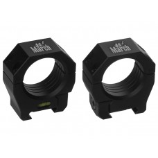 Кольца March GEN III 30мм на Picatinny, низкие (h=26мм)