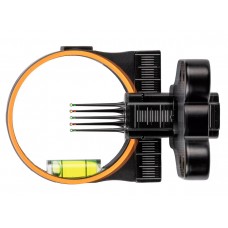 Прицел для блочного лука Stinger, 5 пинов, пузырьковый уровень, подсветка