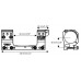 Кронштейн SPUHR Scope Mount Gen3 34мм на Picatinny, h=30мм, 13MIL