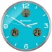Часы настенные Bresser MyTime io NX Thermo/Hygro, 30 см, голубые модель 76463 от Bresser