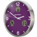 Часы настенные Bresser MyTime io NX Thermo/Hygro, 30 см, фиолетовые модель 76464 от Bresser