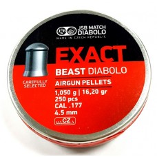 Пульки JSB Exact Beast 4,5 мм (4,52) (250 шт) модель JSBEB105 от JSB