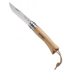 Нож Opinel серии Tradition №07, нержавеющая сталь, темляк