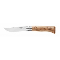 Нож Opinel серии Tradition Alpine Adventures №08, клинок 8,5см, biking