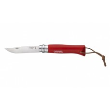 Нож Opinel серии Tradition Colored №08, цвет - красный