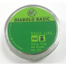 Пульки RWS Diabolo Basic 4,5 мм (500 шт) модель 430T от RWS