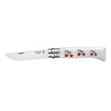 Нож Opinel серии Tradition TourDeFrance №08, белый