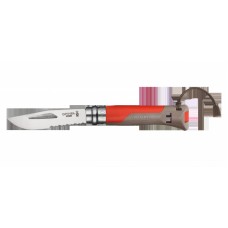 Нож Opinel серии Specialists Outdoor №08, красный/серый