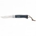 Нож Opinel серии Traditional Trekking №08, чёрный, темляк модель 002211 от Opinel