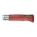 Нож Opinel серии Tradition №08, нержавеющая сталь, береза, красный модель 002390 от Opinel